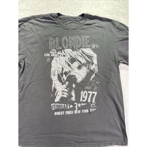 Blondie Direct From New York City Feb 3rd 1977 Lg Gray- Studded See Pics